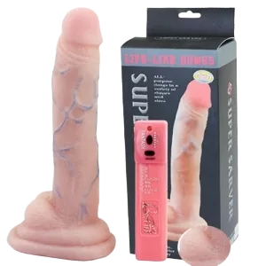 Ultra Soft Giant Vibrating Dildo Female Masturbation Pleasure