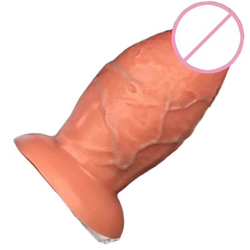 Ultra Soft Large Silicone Dildo for G-Spot Pleasure