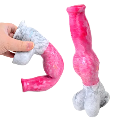Ultra Soft Realistic Dog Dildo Silicone 23cm Waterproof USA