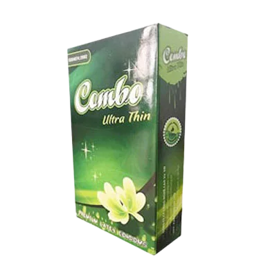 Ultra Thin Natural Rubber Condom Combo Pack 10pcs
