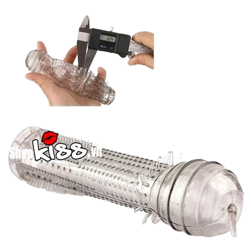 Ultra Thin Spiked Penis Sleeve Soft Silicone Enhancer