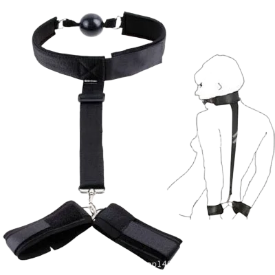 Unique Mouth Lock and Handcuffs for Exciting Intimate Play