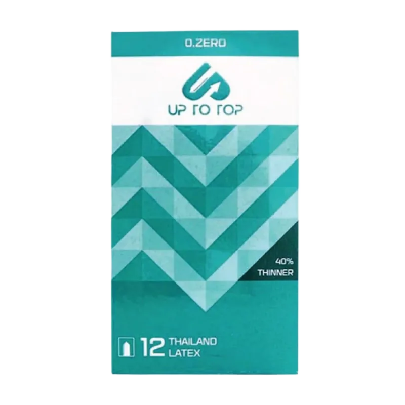Up To Top 0.Zero Ultra-Thin Condom Box of 12 Premium