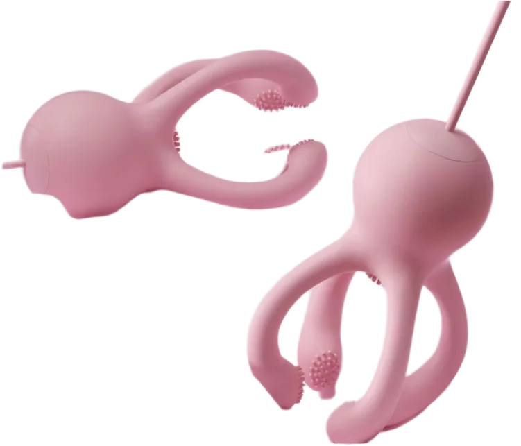 USB Breast Massage Vibrator 10 Modes Soft Silicone Arousal Tool