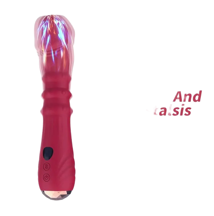 USK-V38 handheld Silicone 9-mode Thrusting Vibrator