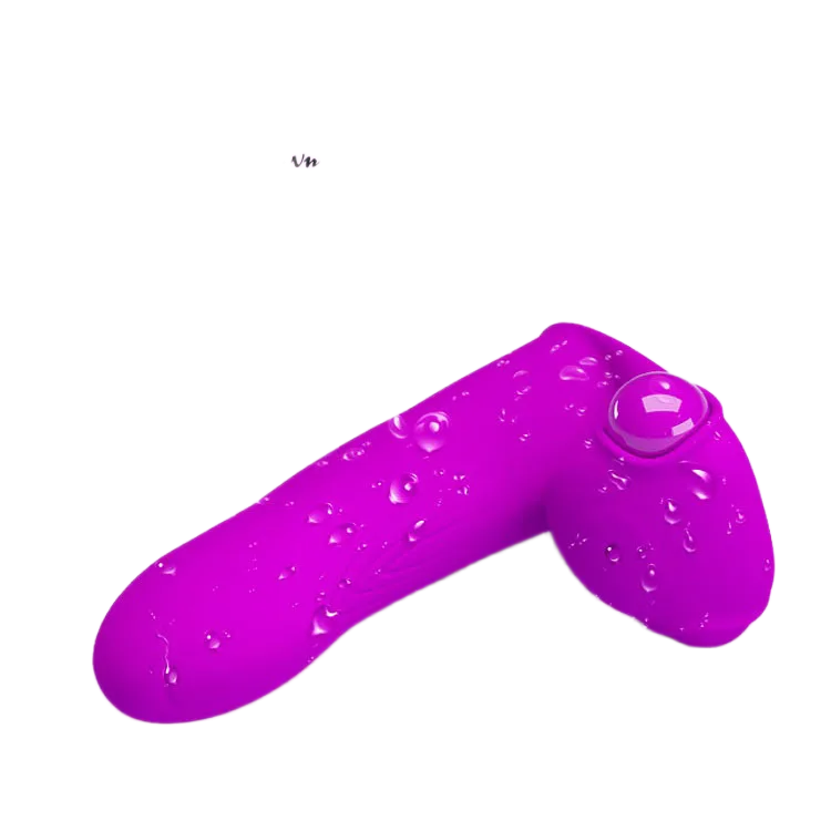 Vibrating Finger Sleeve G-Spot Clitoral Stimulator Black