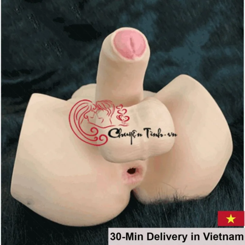 Vibrating Gay Anal Dildo With Six-Pack Abs Silicone Pleasure Toy