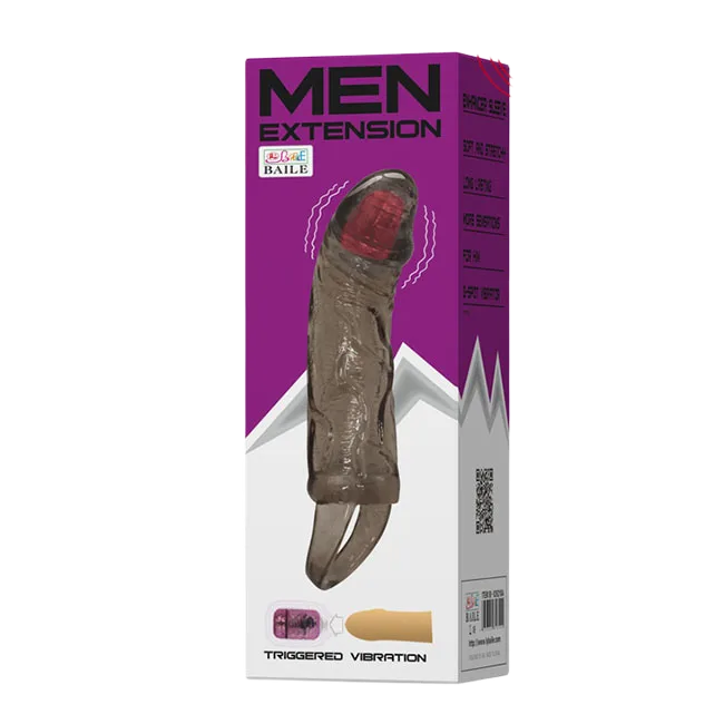 Vibrating Strap-On Condom for Enhanced Female Stimulation