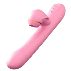 Vibrating Suction Realistic Female Masturbator Soft Skin