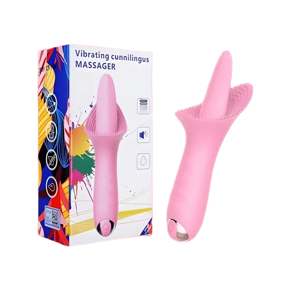Vibrating Tongue & Vaginal Massager for Female Intimacy