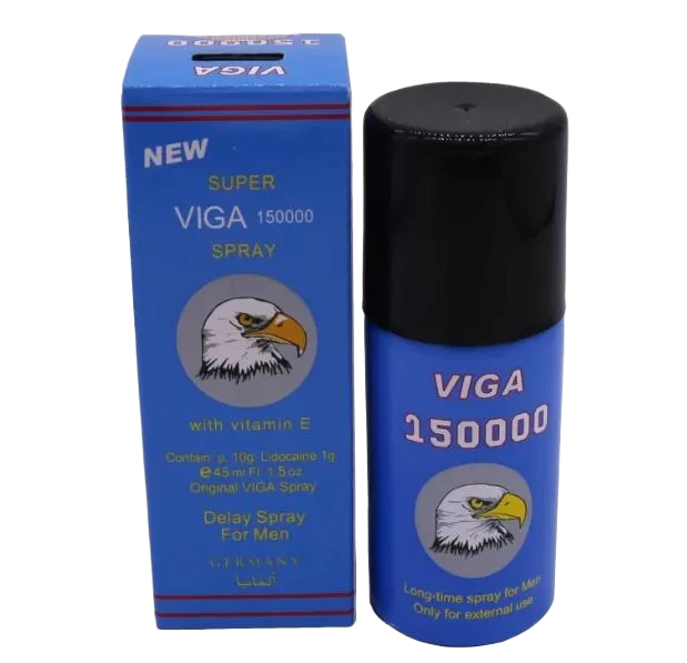 Viga Delay Spray 45ml Alcohol Menthol Male Enhancement