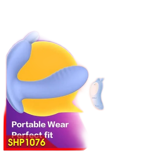 Violet Wearable Vibrating Remote Control Sex Toy SHP1076