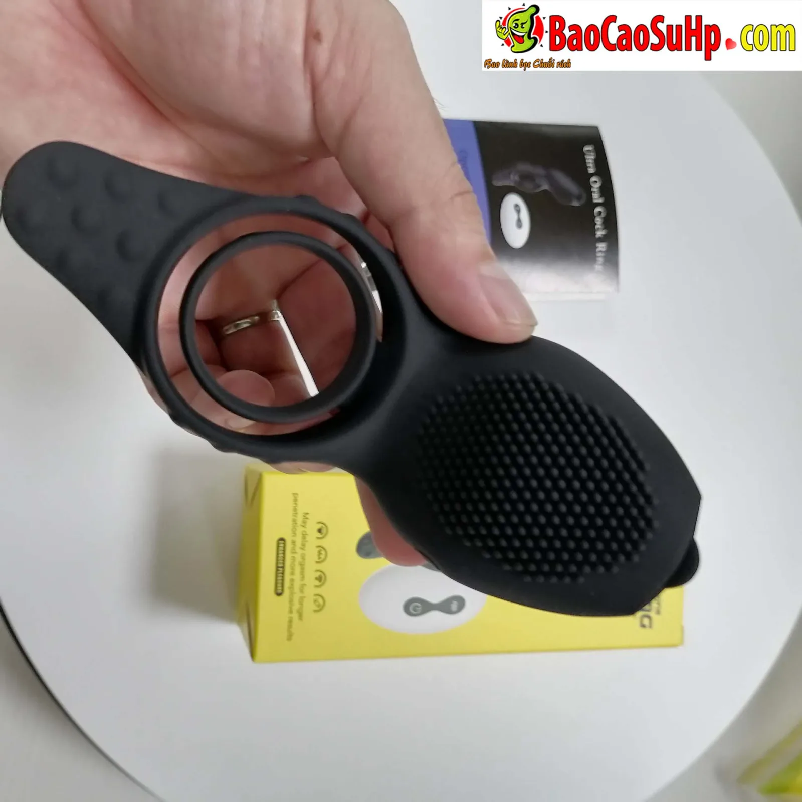 Qiaran Secwell Remote Licking Vibrating Penis Ring — photo 5
