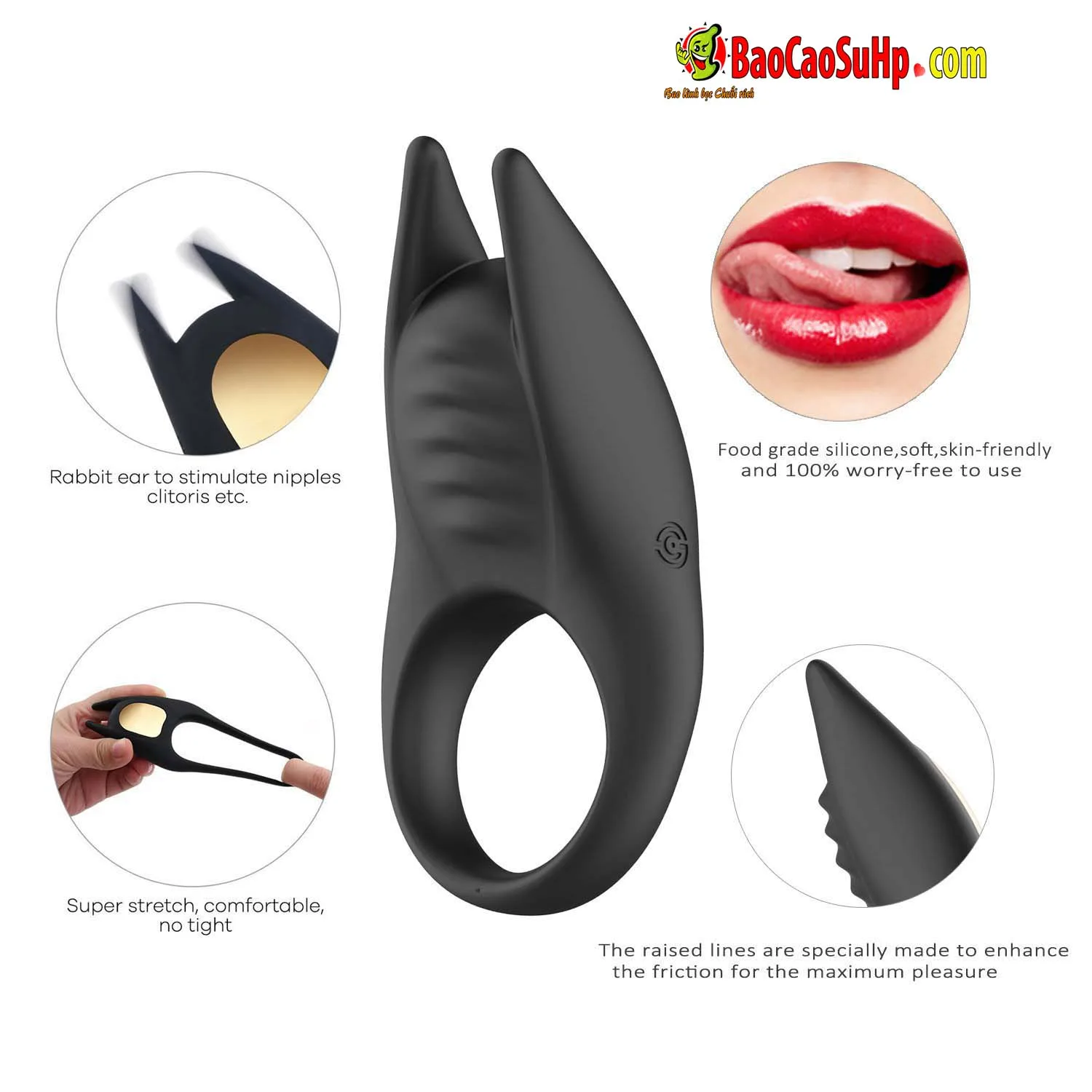 Head Horn Stay Hard Six Pack Silicone Stretchy Rings — photo 2