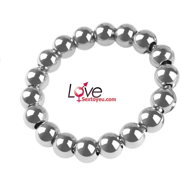 Stainless Steel Delay Ejaculation Beaded Ring — photo 3