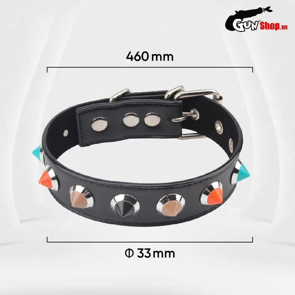 Chisa Behave Luxury Spiked Fetish Collar BDSM Accessory — photo 3