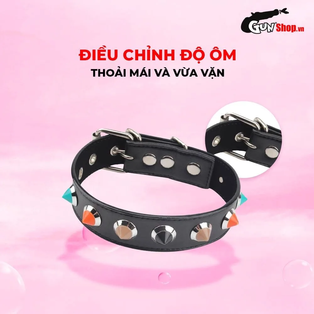 Chisa Behave Luxury Spiked Fetish Collar BDSM Accessory — photo 7