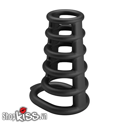 Pretty Love Rodrigo Delay Ring Silicone Black Last Longer — photo 4
