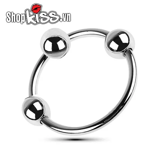 Steel Triple Bead Penis Ring Delay Booster — photo 3