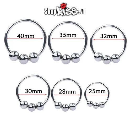 Steel Triple Bead Penis Ring Delay Booster — photo 8