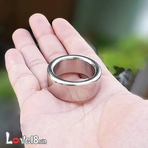 Stainless Steel Male Cock Ring Delay Erection Enhancer — photo 2