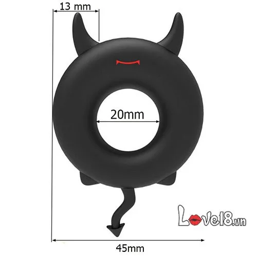 Satan Anti-Premature Ejaculation Penis Ring DC71B — photo 4