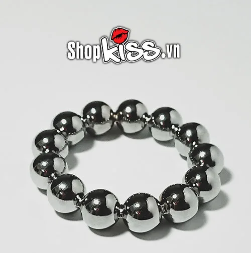 Inox Beaded Penis Ring Delay Ejaculation Enhance Pleasure — photo 4