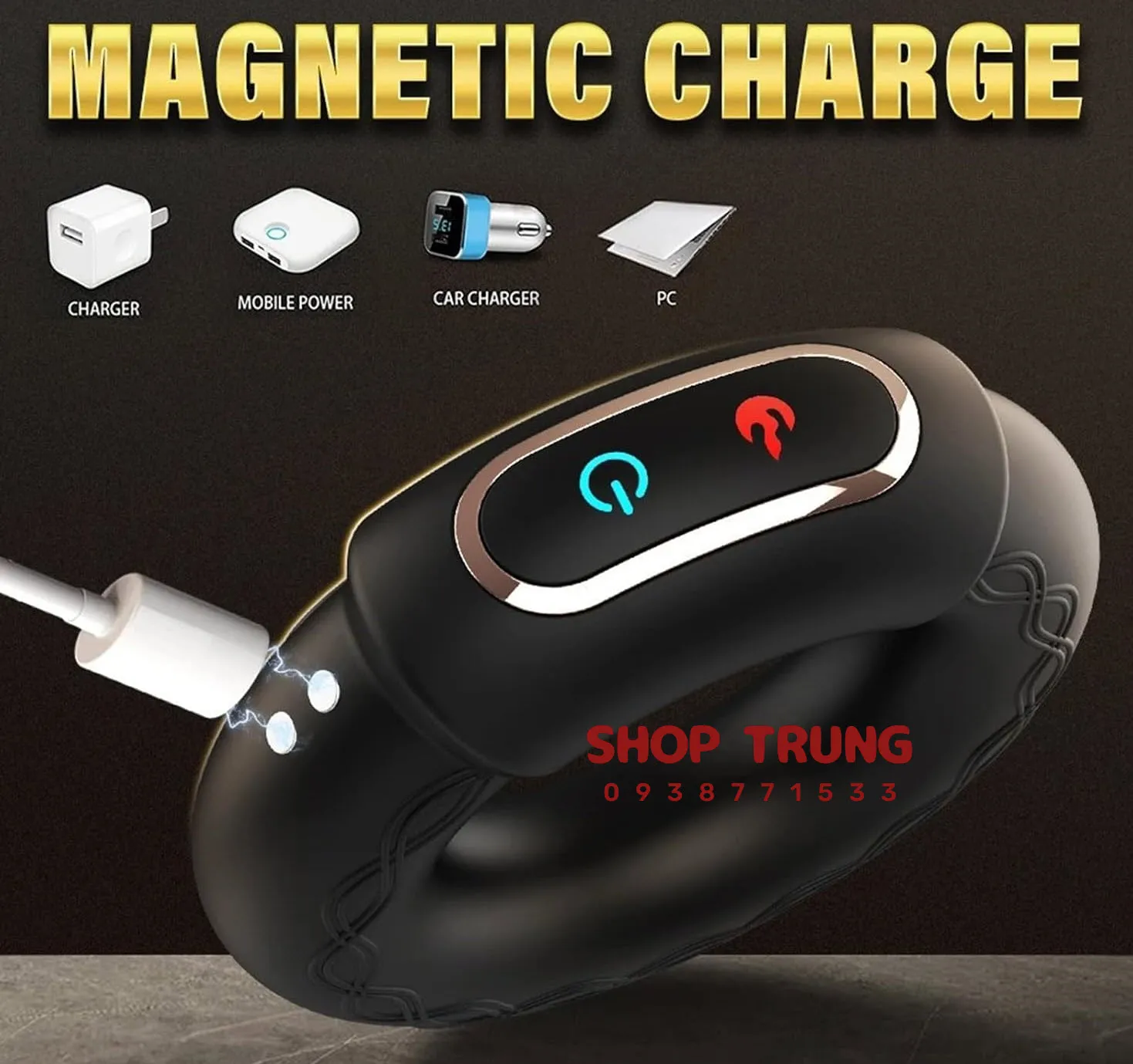 Heating Cock Ring Male Enhancement Remote Control Prolong Love — photo 3