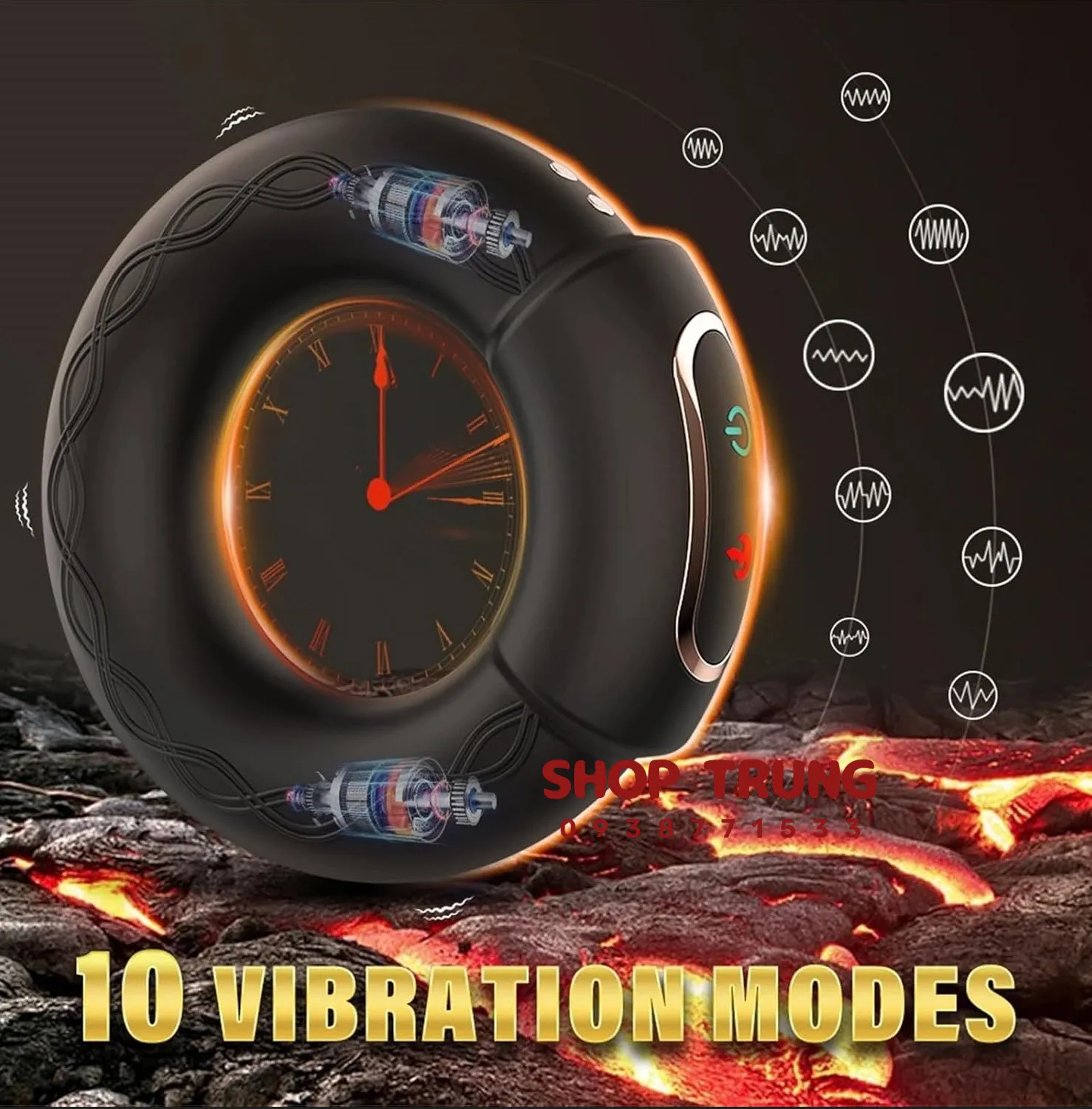 Heating Cock Ring Male Enhancement Remote Control Prolong Love — photo 5
