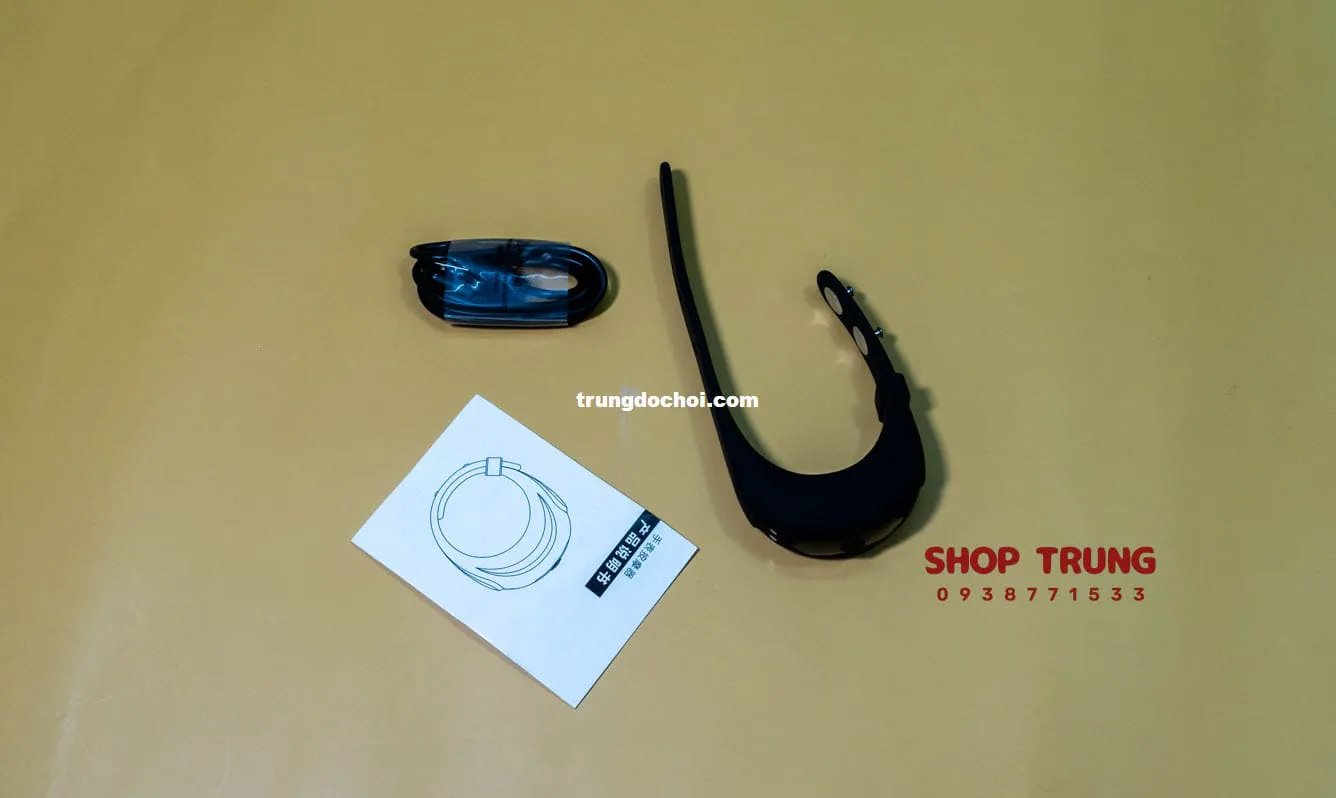 2024 Rechargeable Penis Ring 10 Vibration Modes Delay Ejaculation Aid — photo 6