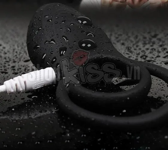 Jeusn Vibrating Silicone Penis Ring Couples Toy — photo 5