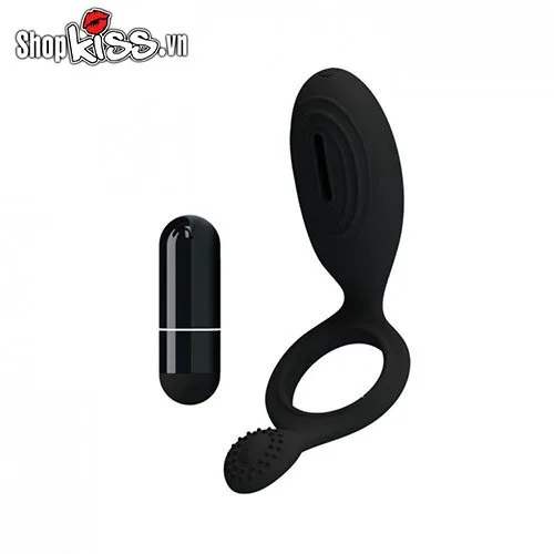 Prettylove Ethel Vibrating Silicone Penis Ring Delay Enhance — photo 4