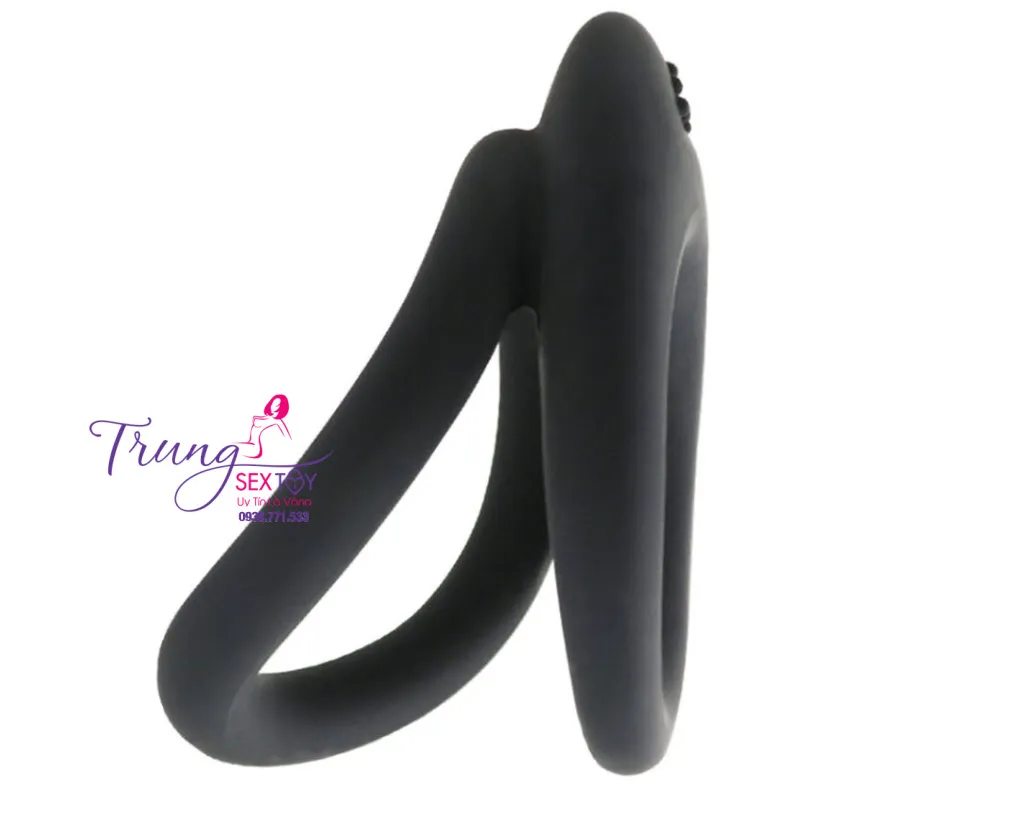 Black Spiked Penis Ring Delay Ejaculation — photo 5