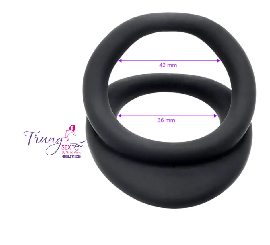 Black Spiked Penis Ring Delay Ejaculation — photo 7