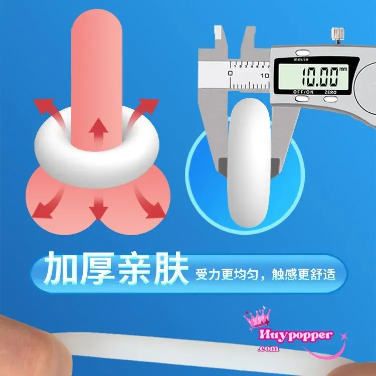 Minimal Silicone Penis Ring Delay Erection Comfortable Flexible — photo 3