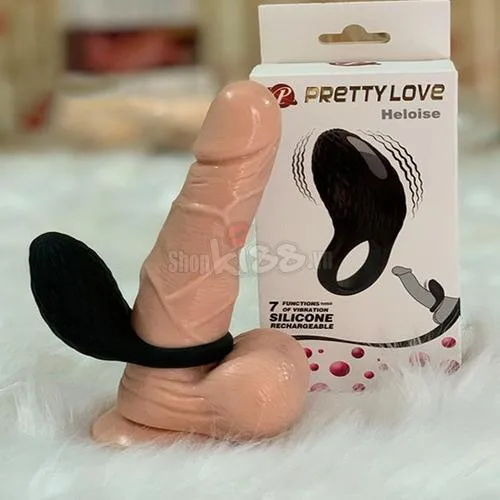 Heloise Super Pleasure Male Penis Ring with Vibrator — photo 3