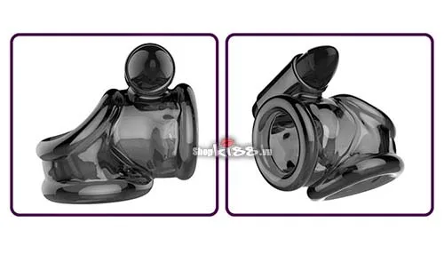 Silicone Vibrating Cock Sleeve Ring Delay Climax Enhance Pleasure — photo 5