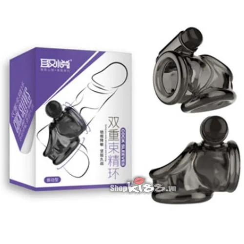 Silicone Vibrating Cock Sleeve Ring Delay Climax Enhance Pleasure — photo 6