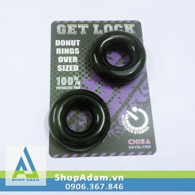 Get Lock Silicone Cock Ring Delay Ejaculation Booster — photo 2