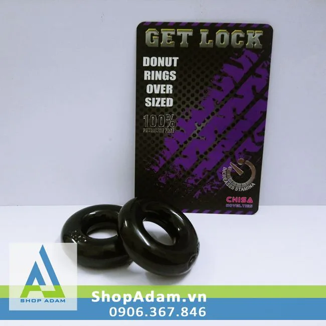 Get Lock Silicone Cock Ring Delay Ejaculation Booster — photo 3