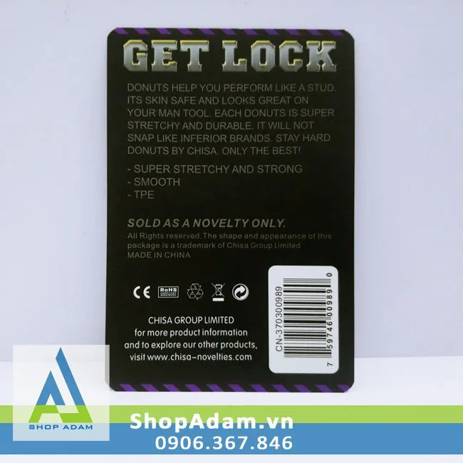 Get Lock Silicone Cock Ring Delay Ejaculation Booster — photo 4