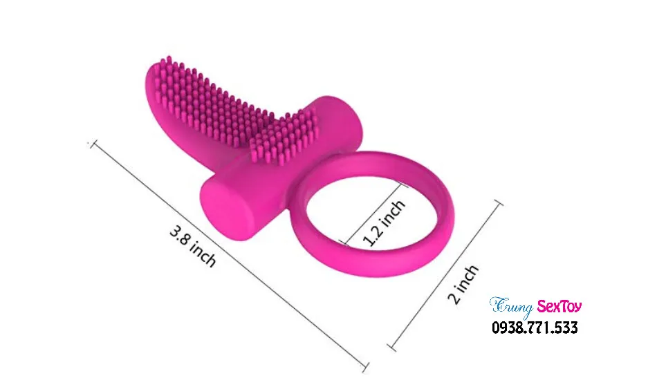 Spencer Vibrating Cock Ring Textured Pleasure Tool — photo 3