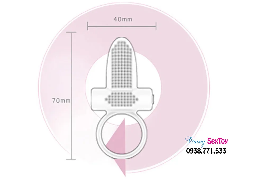 Spencer Vibrating Cock Ring Textured Pleasure Tool — photo 5