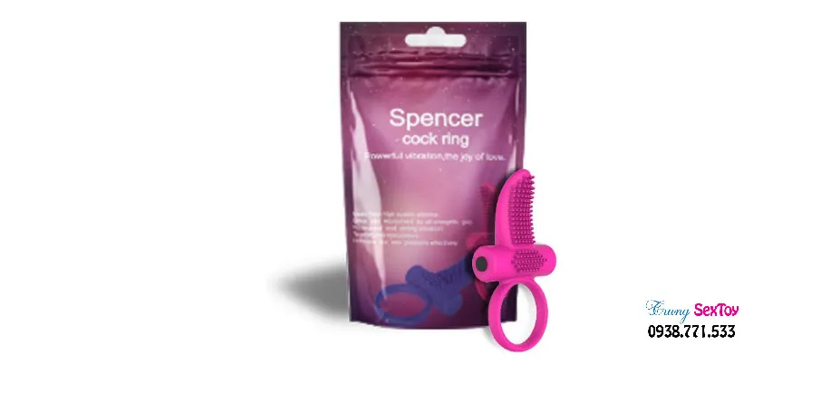 Spencer Vibrating Cock Ring Textured Pleasure Tool — photo 7