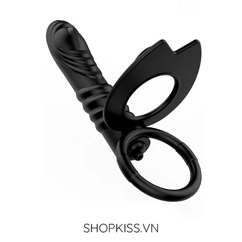Vibrating Penis Ring with Anal Stimulator for Men — photo 2