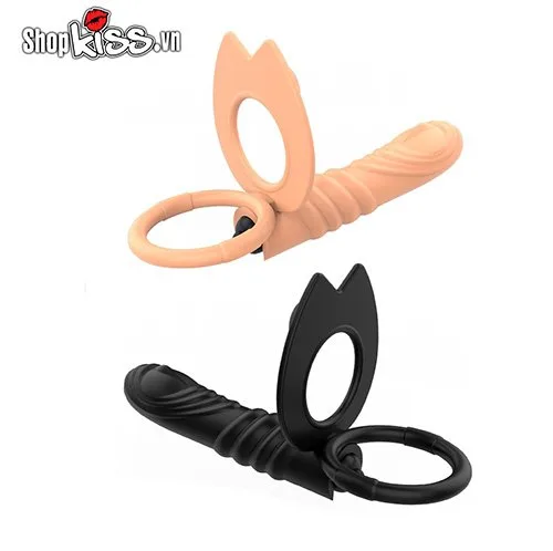 Vibrating Penis Ring with Anal Stimulator for Men — photo 3