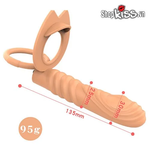 Vibrating Penis Ring with Anal Stimulator for Men — photo 6