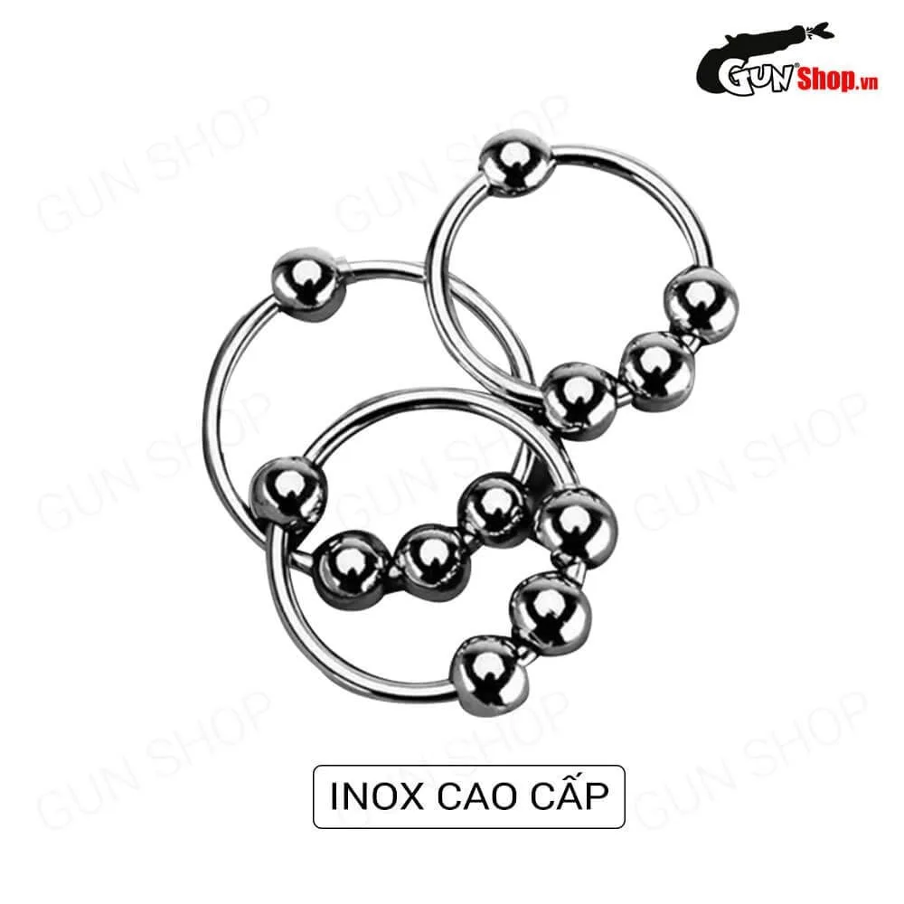 4-Ball Stainless Steel Adjustable Cock Ring — photo 3