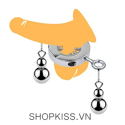 Unique BDSM Testicle Ring with Weighted Spikes — photo 2