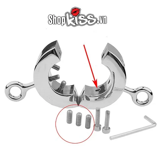 Unique BDSM Testicle Ring with Weighted Spikes — photo 4